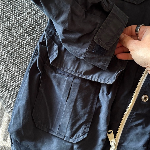 Penfield Navy Hooded Raincoat - Picture 5 of 5